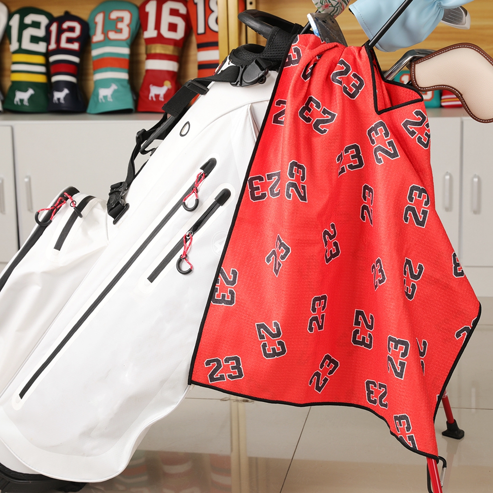 Golf Towel Waffle - Red #23 Purple #24 Full Sublimation