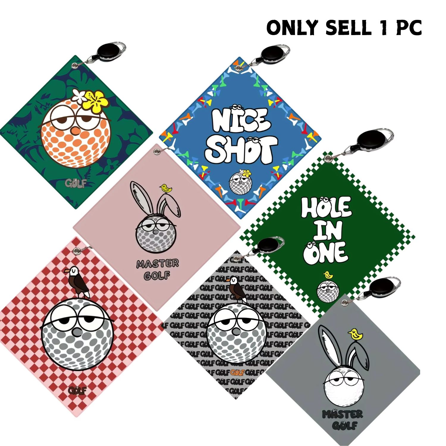 Golf Towel Waffle - New Style Premium Golf Towel Double