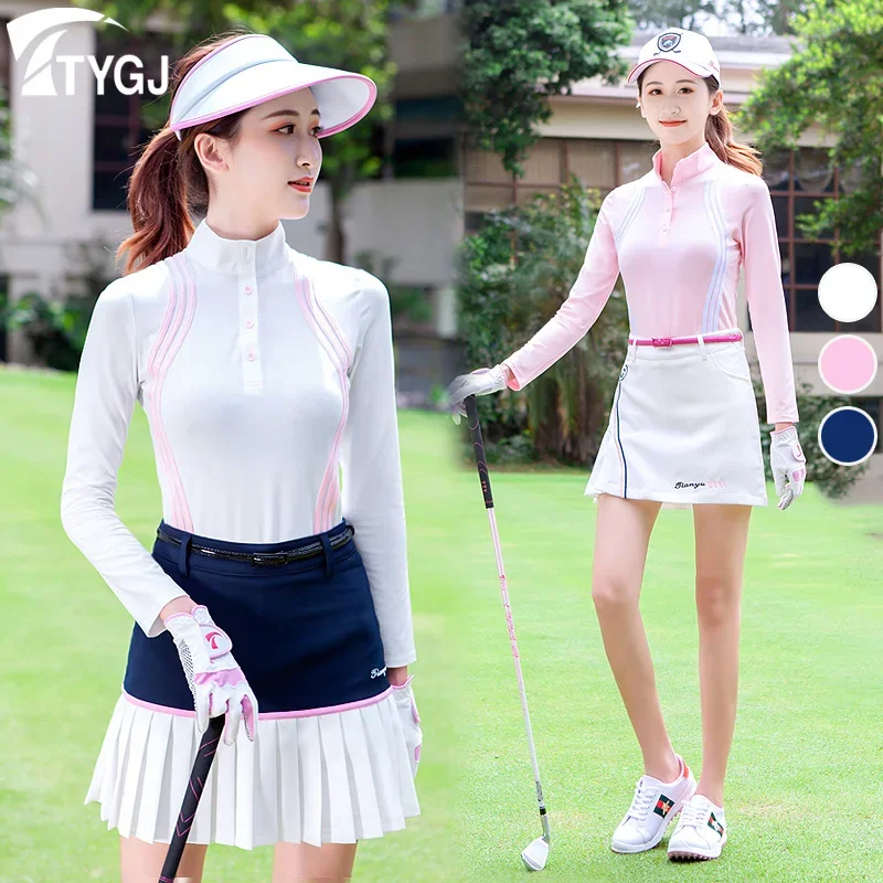 Golf Equipment For Women - TTYGJ Women Quick Dry Stripe Golf