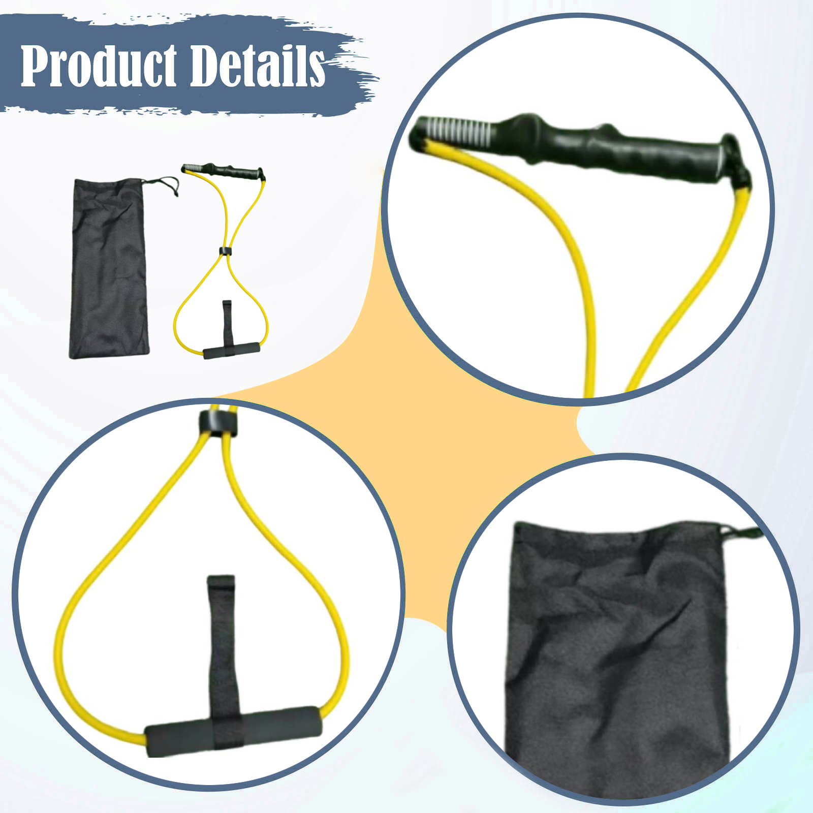 Golf Equipment To Practice At Home - Portable Golf Swing Training Strap Rubber
