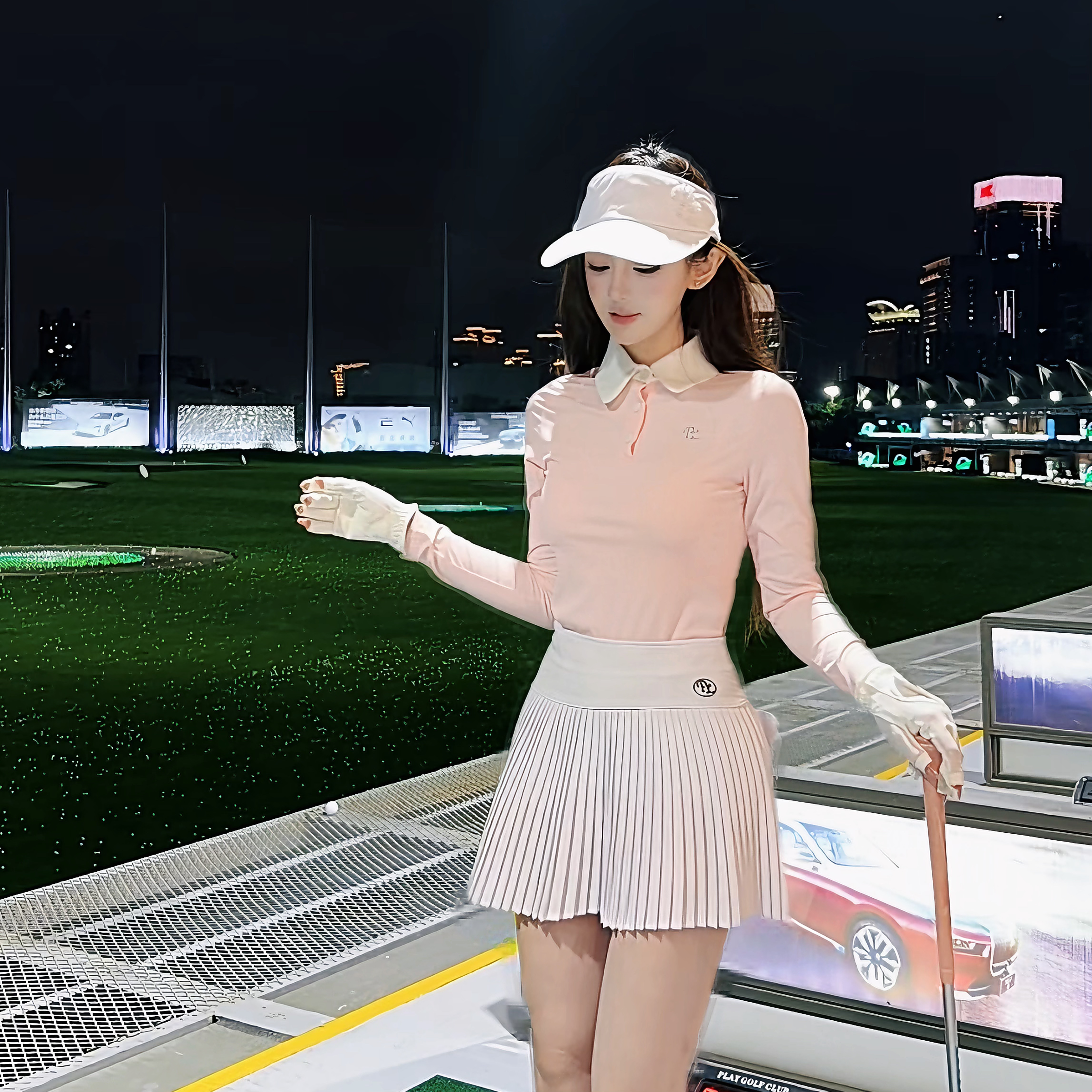 PL Spring Autumn Korean Golf C - Golf Equipment For Women avaliação e preço