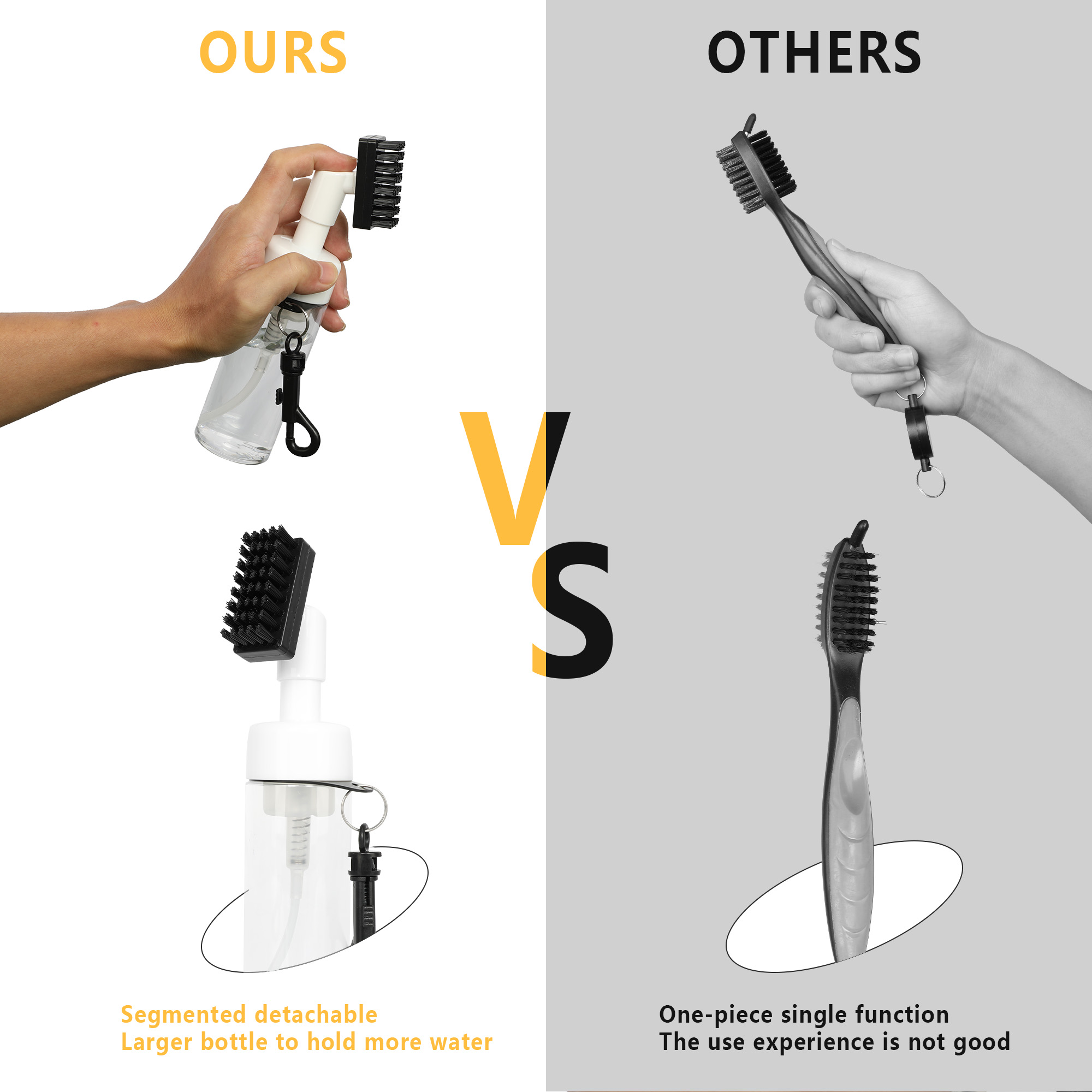 Golf Club Cleaner Brush Spray  - Golf Equipment Wholesale avaliação e preço
