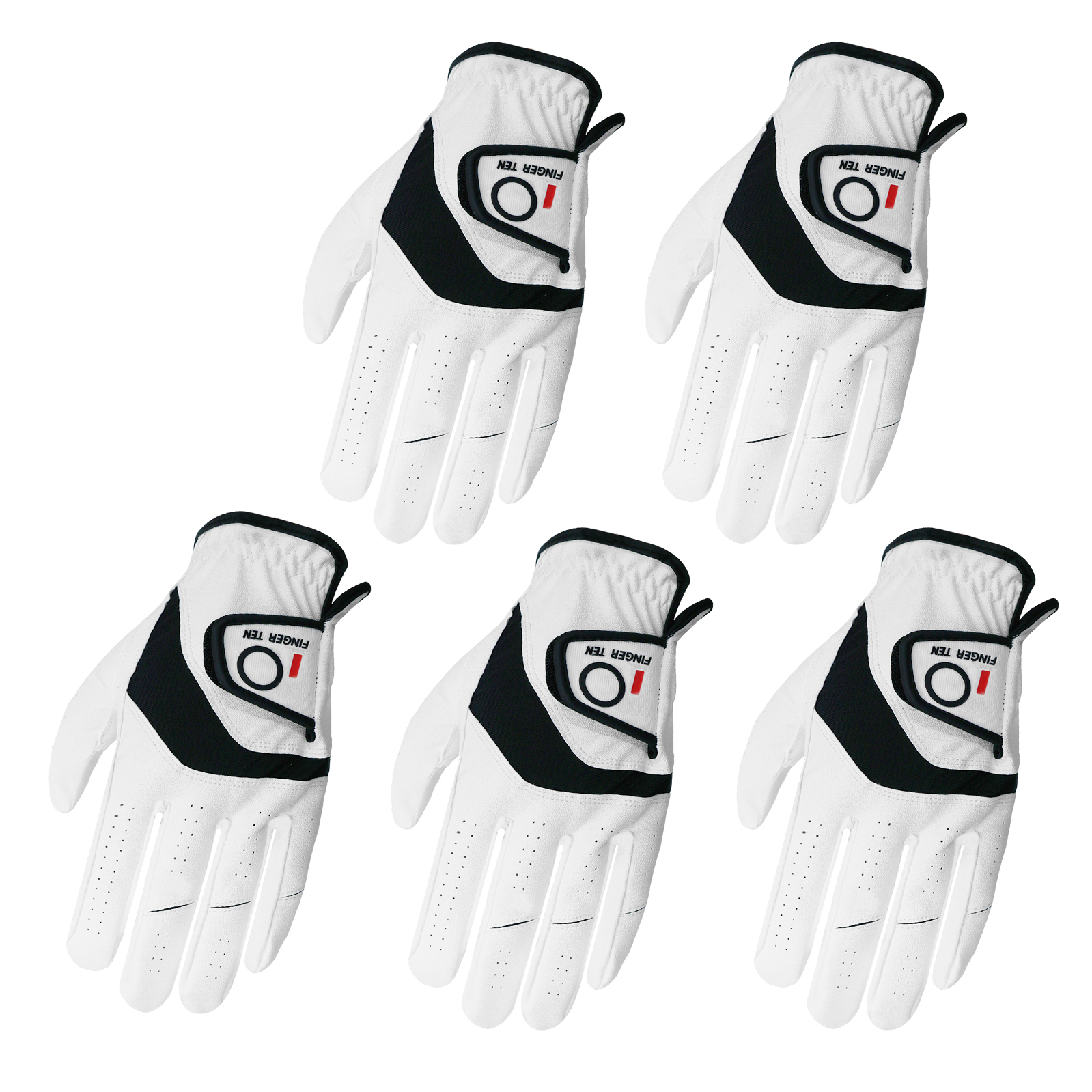 5 Pcs Golf Gloves Men Leather  - Golf Equipment Wholesale avaliação e preço