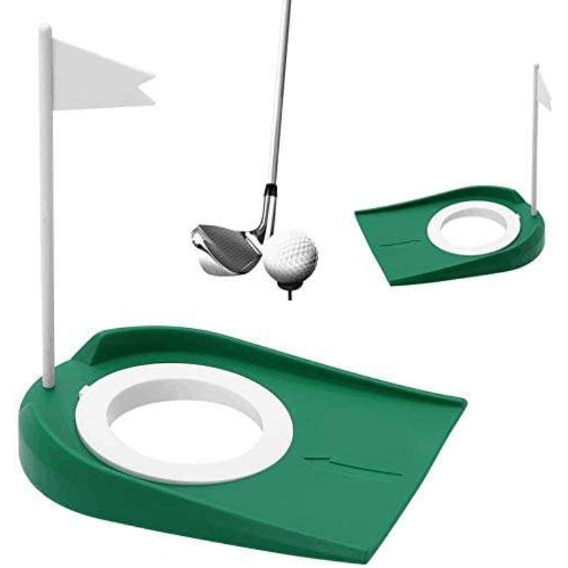 Golf Putting Cup with Flag Pra - Golf Equipment For Kids avaliação e preço