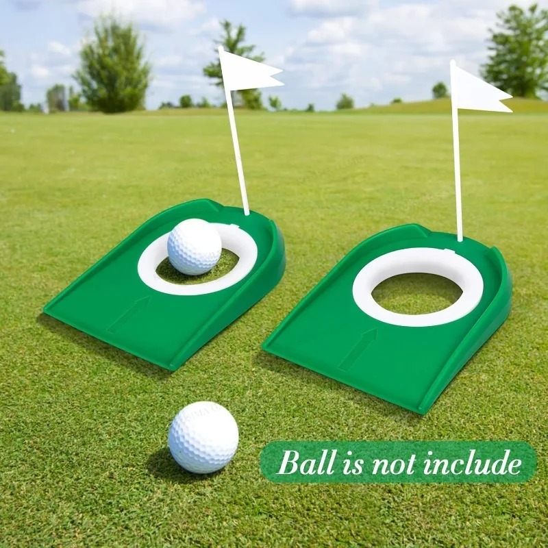 Golf Putting Cup with Flag Pra - Golf Equipment For Kids avaliação e preço