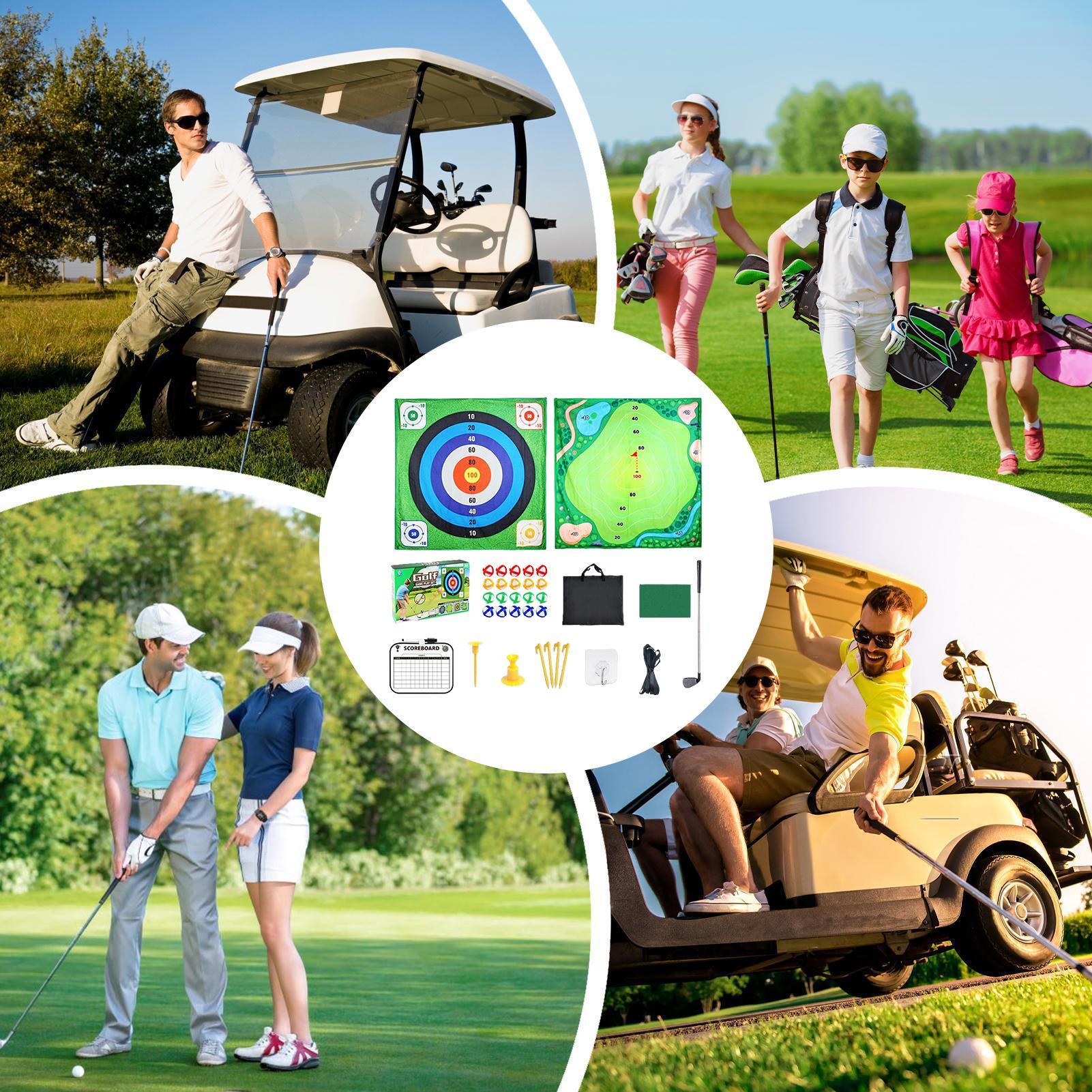 Golf Practice Mat Sports Exerc - Golf Equipment For Kids avaliação e preço