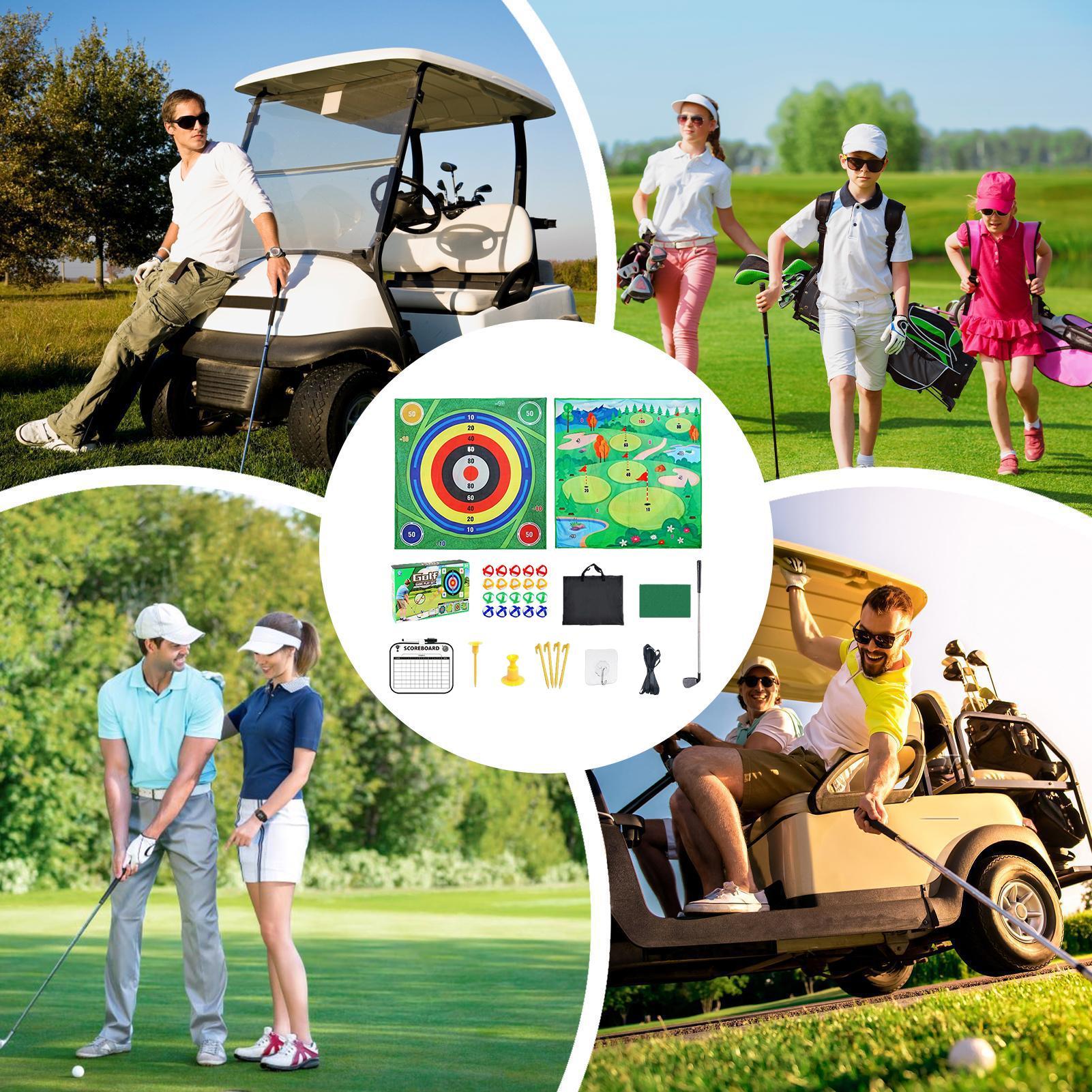 Golf Practice Mat Sports Exerc - Golf Equipment For Kids avaliação e preço