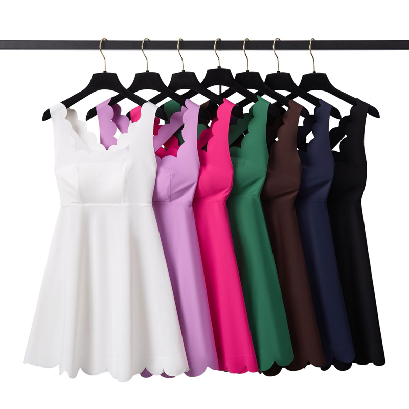Women Tennis Yoga Dress Solid  - Golf Equipment For Women avaliação e preço