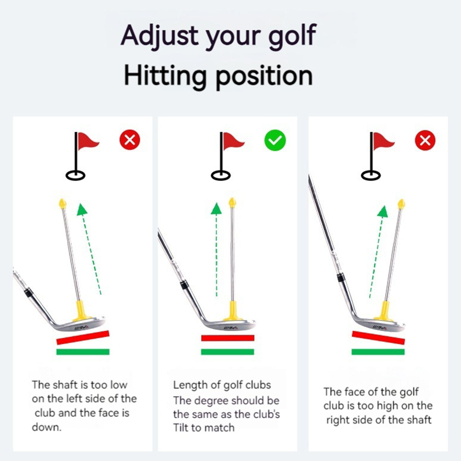 Magnetic Golf Club Alignment S - Golf Equipment For Kids avaliação e preço