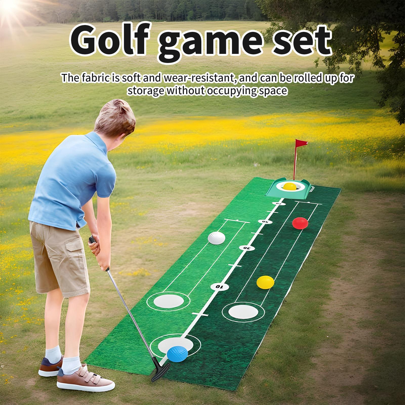 Putting Mat Kids Golf Training - Golf Equipment For Kids avaliação e preço